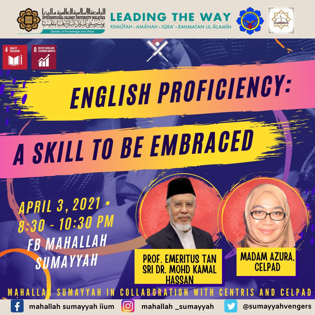 ENGLISH PROFICIENCY: A SKILL TO BE EMBRACED