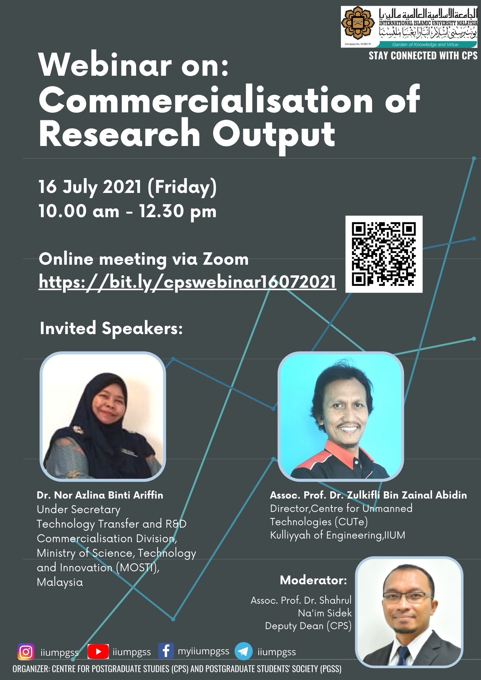 INVITATION TO ATTEND WEBINAR ON COMMERCIALISATION OF RESEARCH OUTPUT