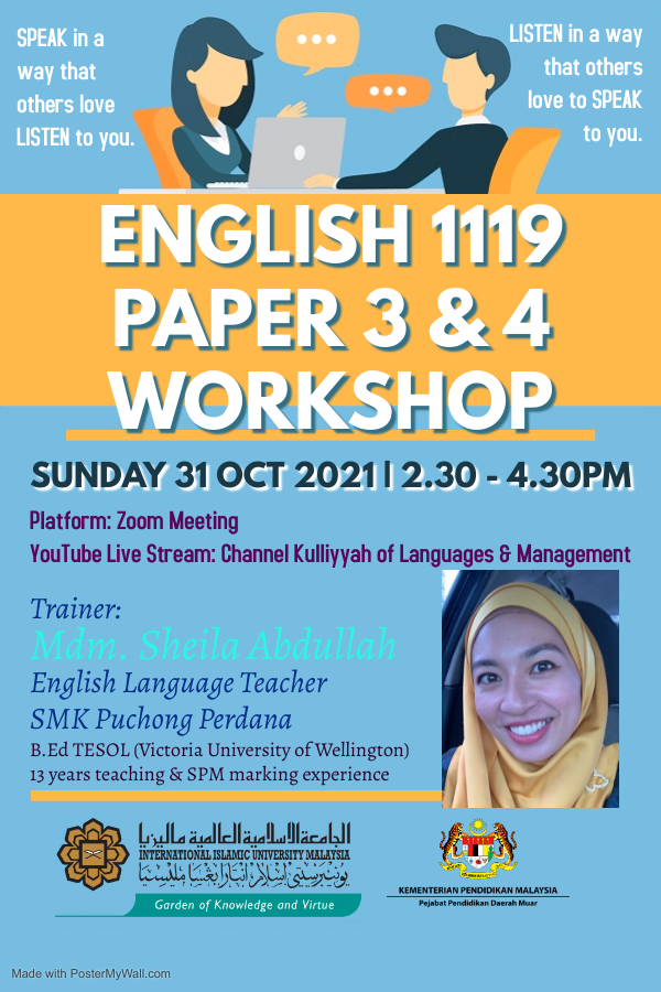 English 1119 Paper 3 & 4 Workshop