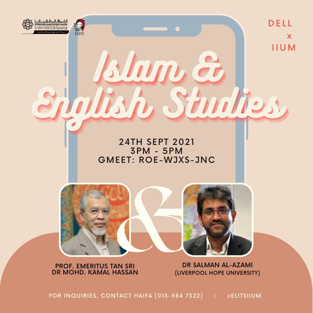 ISLAM AND ENGLISH STUDIES WEBINAR