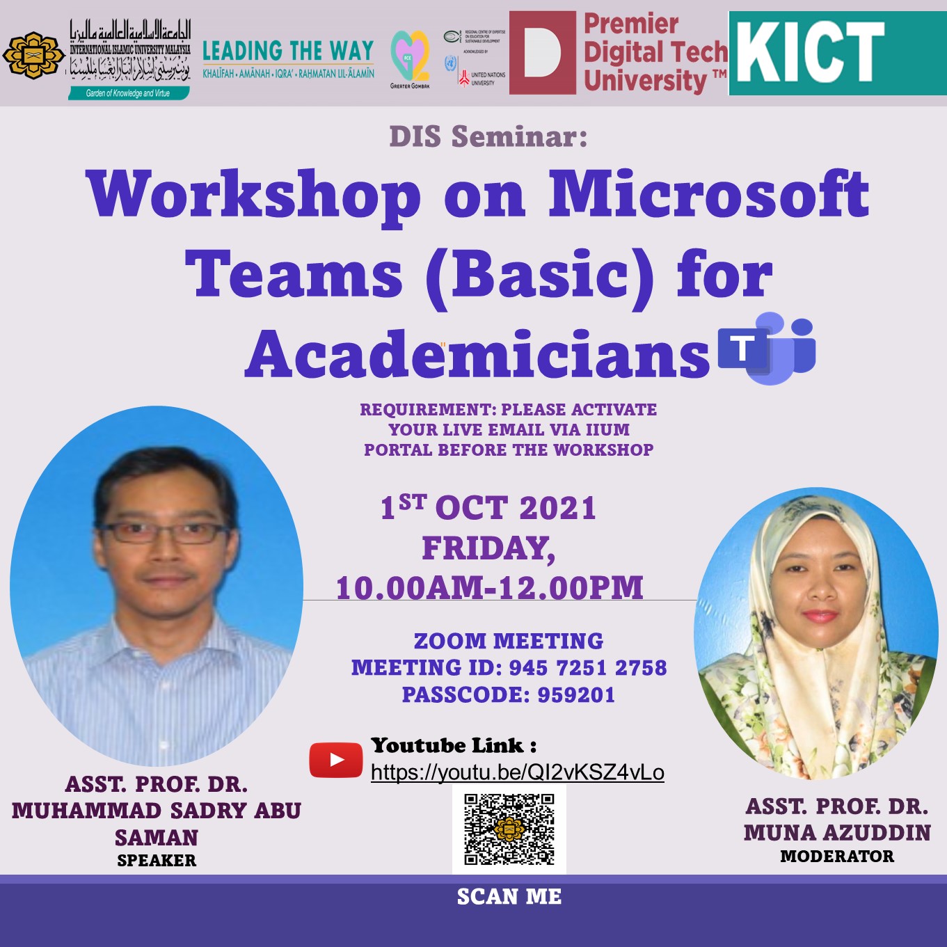 Workshop on Microsoft Teams (Basic) for Academicians
