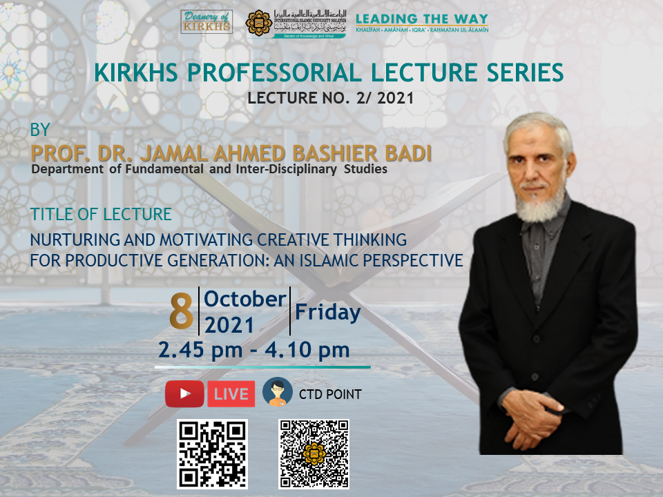 KIRKHS PROFESSORIAL LECTURE SERIES:LECTURE NO.2/2021