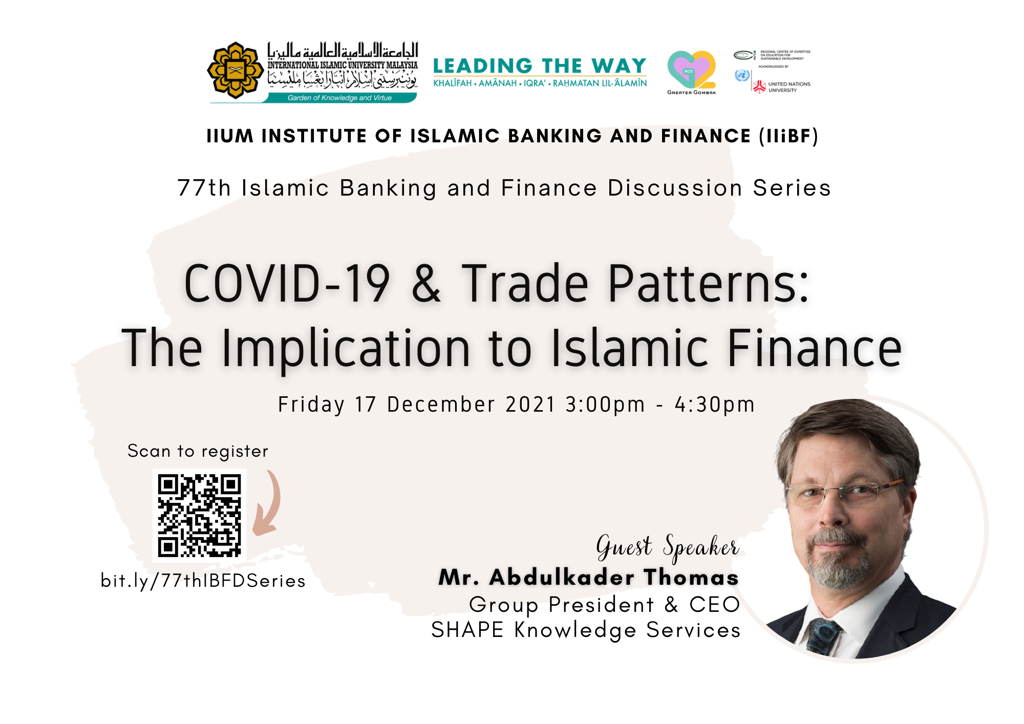77th Islamic Banking and Finance Discussion Series