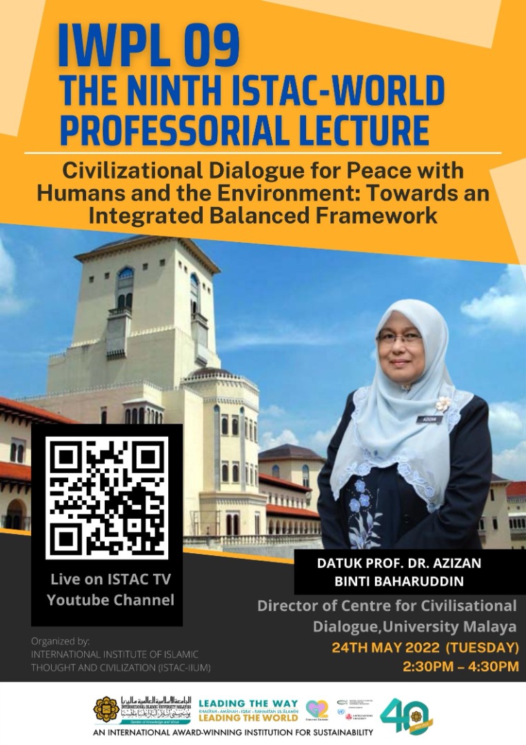 ISTAC-WORLD PROFESSORIAL LECTURE (IWPL 09)