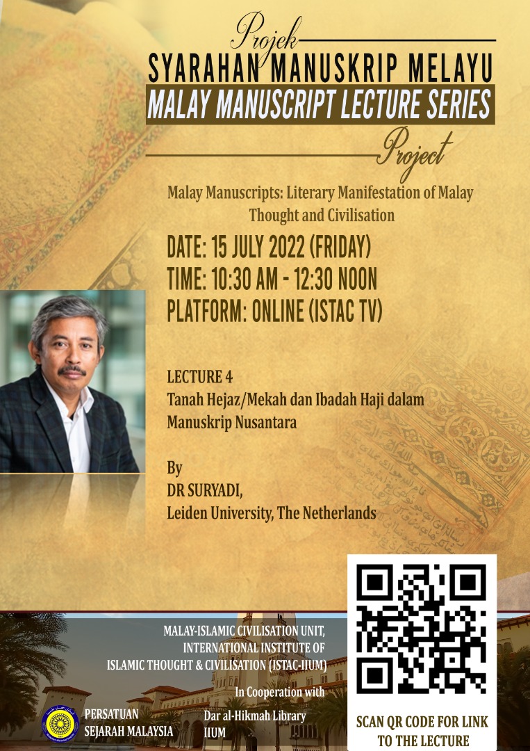 MALAY MANUSCRIPT LECTURE SERIES_LECTURE 4 