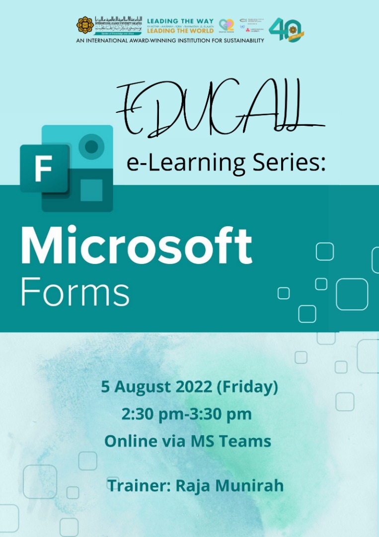EDUCALL e-Training Series: Microsoft Forms 