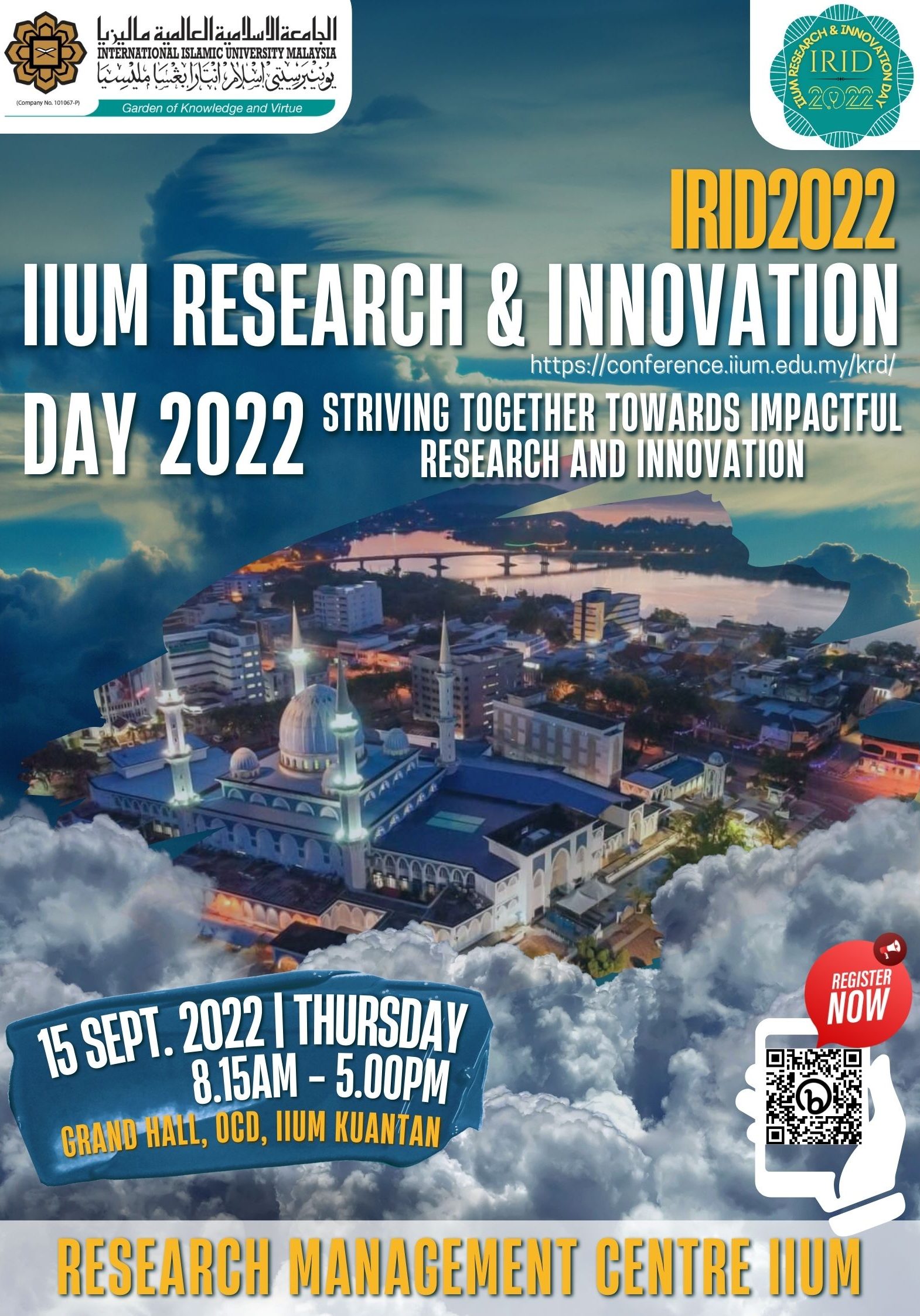 IIUM RESEARCH & INNOVATION DAY (IRID) 2022
