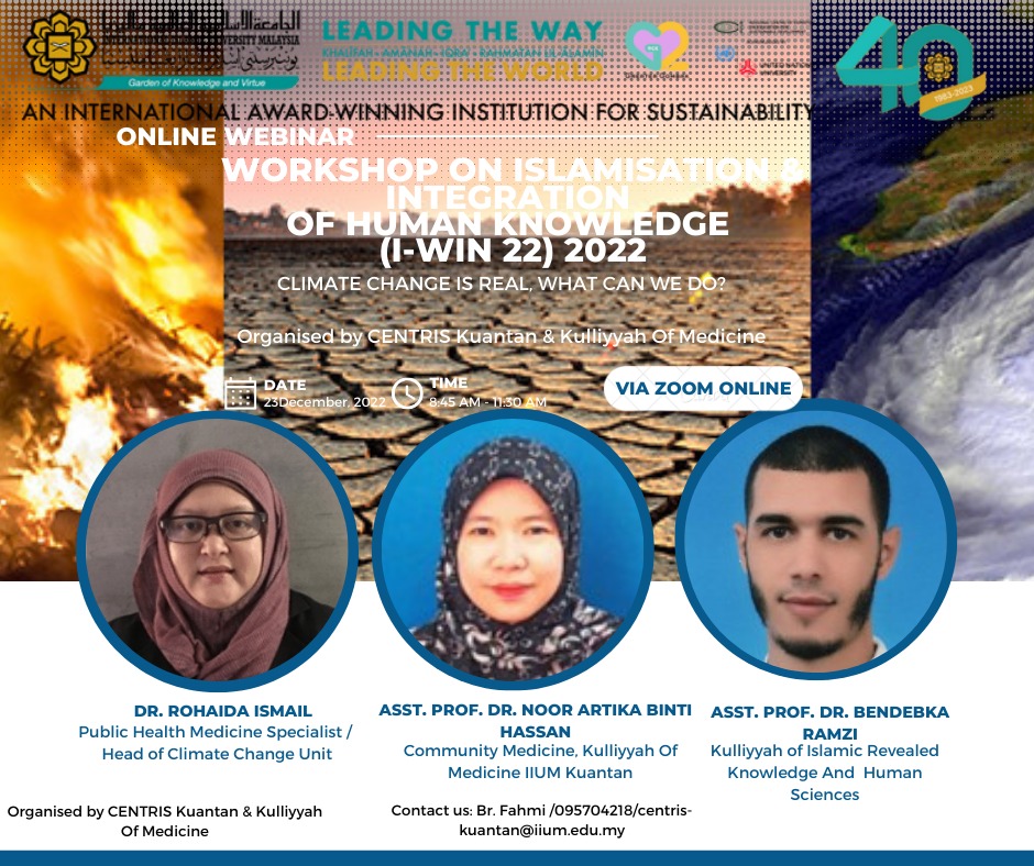 Workshop On Islamisation & Integration of Human Knowledge (I-Win 22) 2022‎