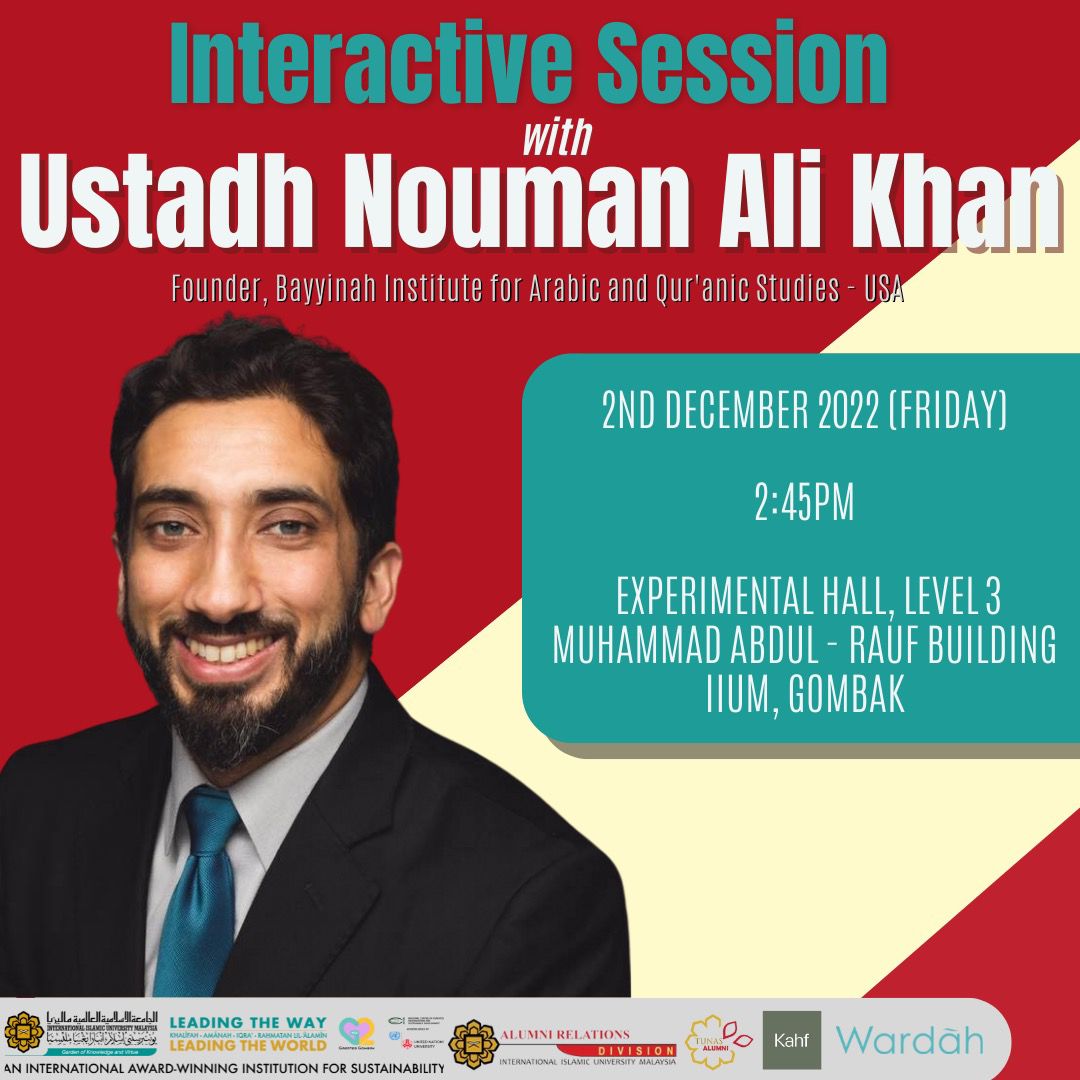 Friday Khutbah and Interactive Session with Ustadh Nouman Ali Khan