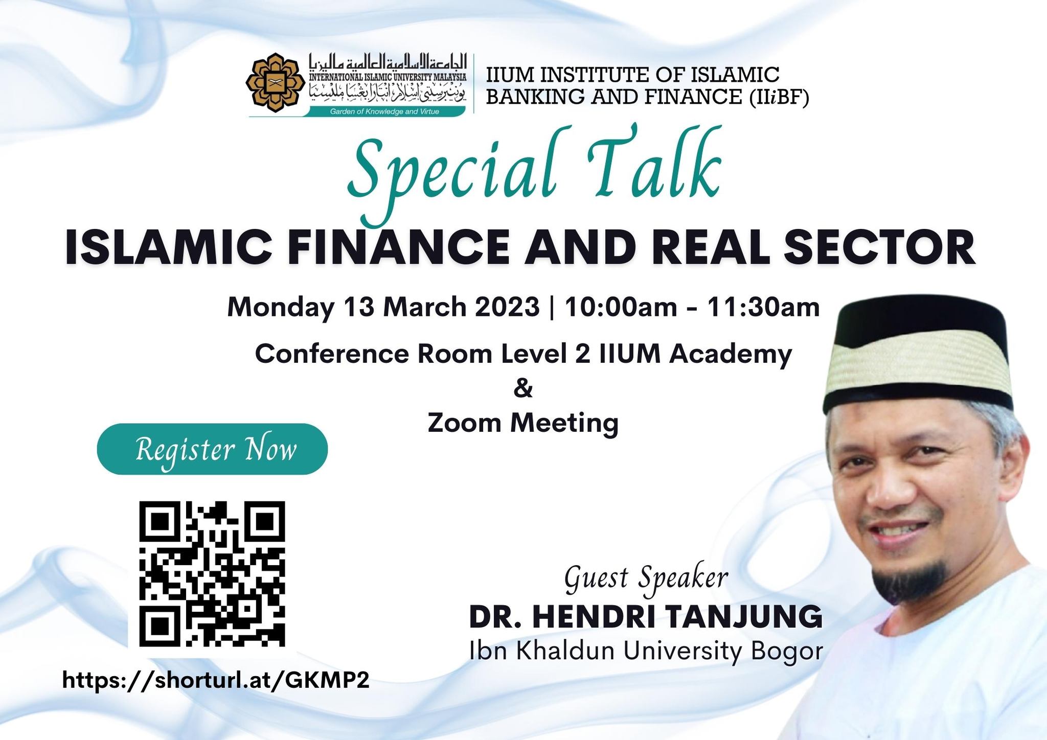 Special Talk on Islamic Finance and Real Sector : Monday, 13 March 2023