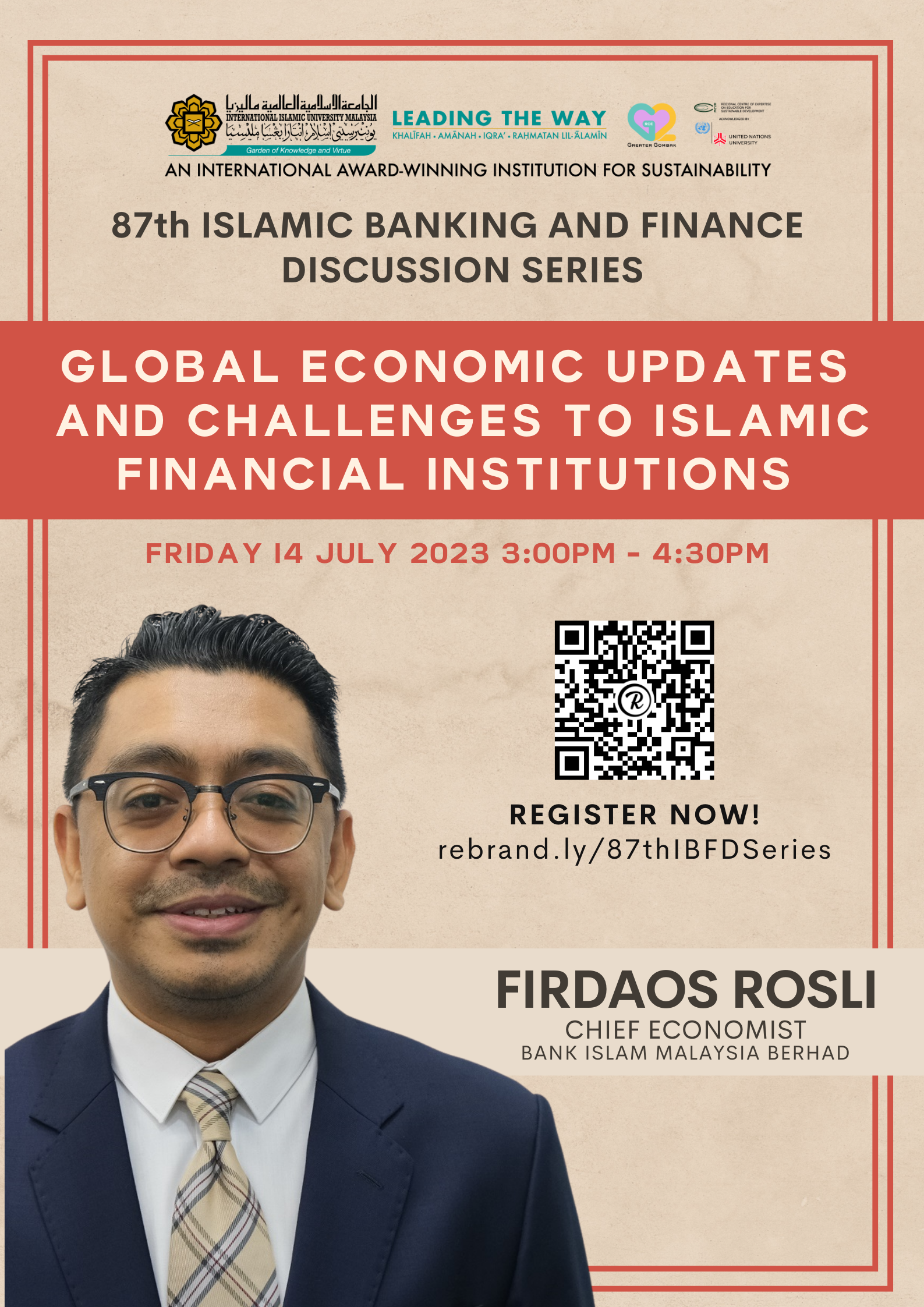 87th Islamic Banking and Finance Discussion Series
