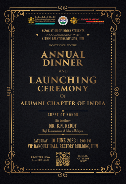 IIUM Indian Alumni Chapter Launch & Grand Dinner